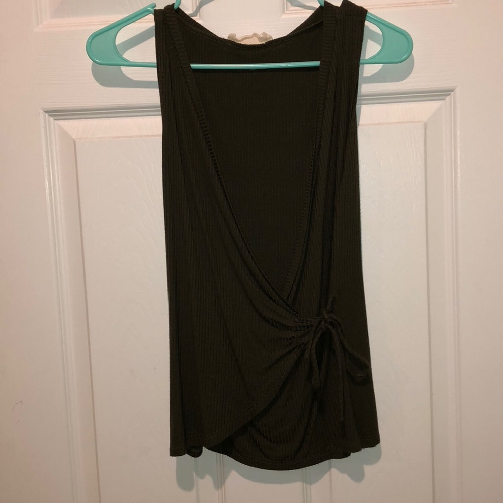 Wrap around tank top